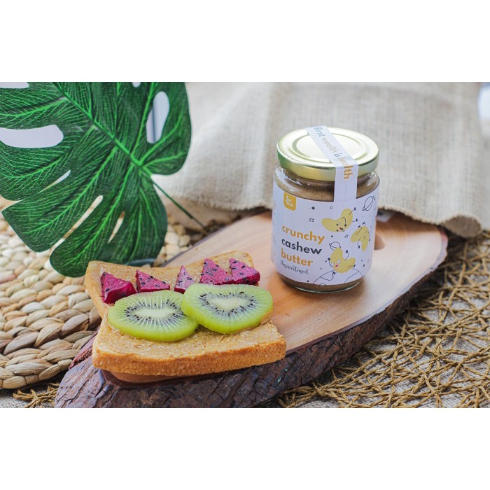 

Cashew Butter Homemade. Selai Cashew Organik Jan Deres 250 Gram