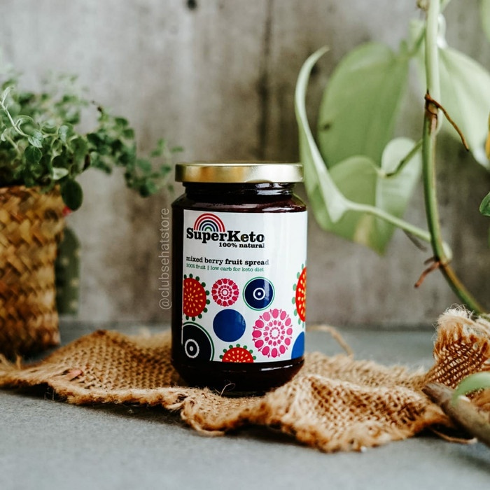 

CLUB SEHAT - SUPER KETO MIXED BERRY FRUIT SPREAD 350GR