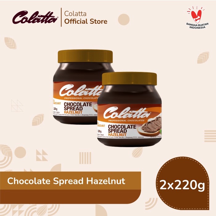 

Bundling Colatta Chocolate Spread Hazelnut 220g - Isi 2