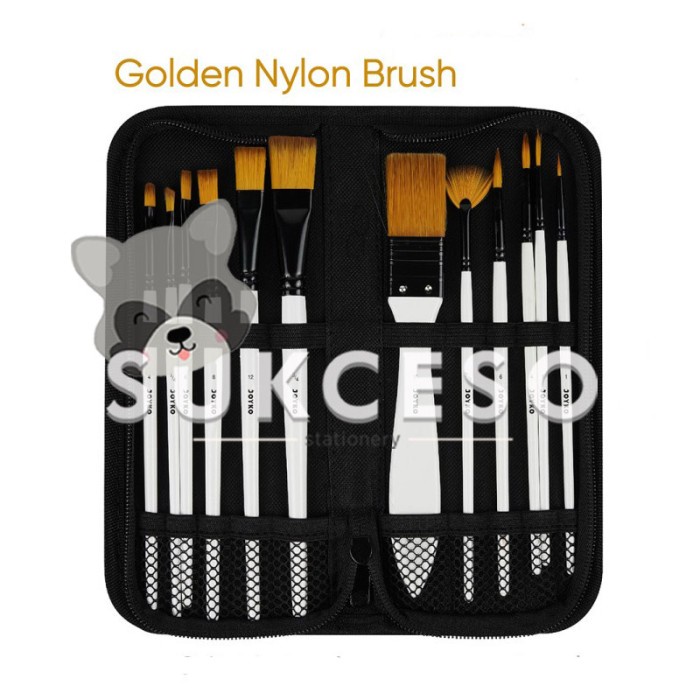 

Terlaris Joyko Brush Set Brs-18 / Kuas Cat Air Lukis Acrylic Set Lengkap