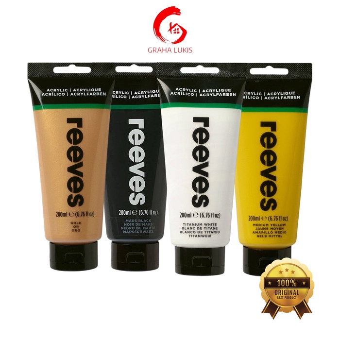 

Reeves Acrylic 200Ml - Titanium White