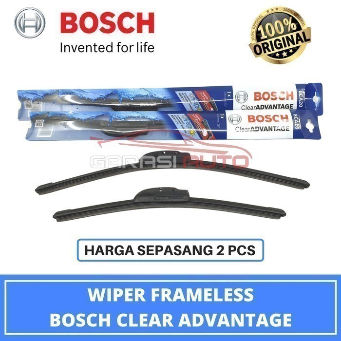 Wiper Kijang Kapsul LGX Original Bosch Clear Advantage Karet Frameless best