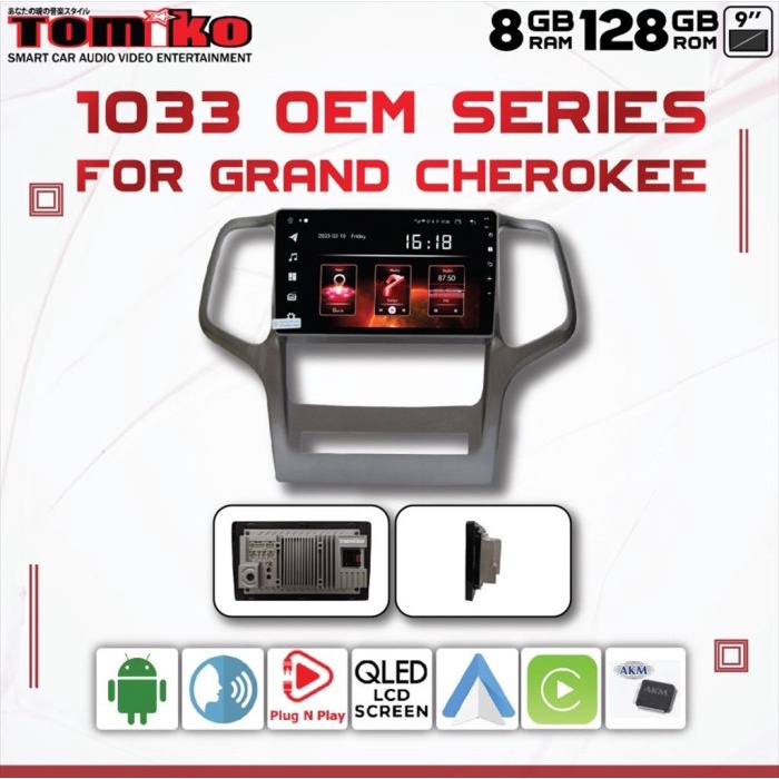 Head Unit Android Tomiko 1033 for JEEP Grand Cherokee best