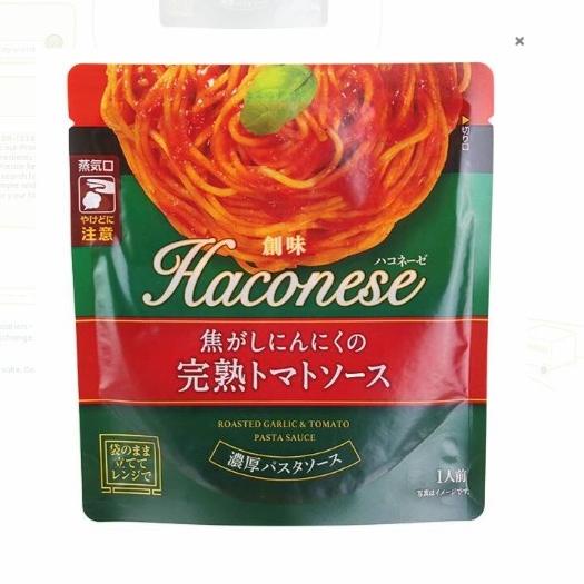 

}}}}}}] Somi Shokuhin Haconese Roasted Garlic and tomato pasta sauce 130 gr