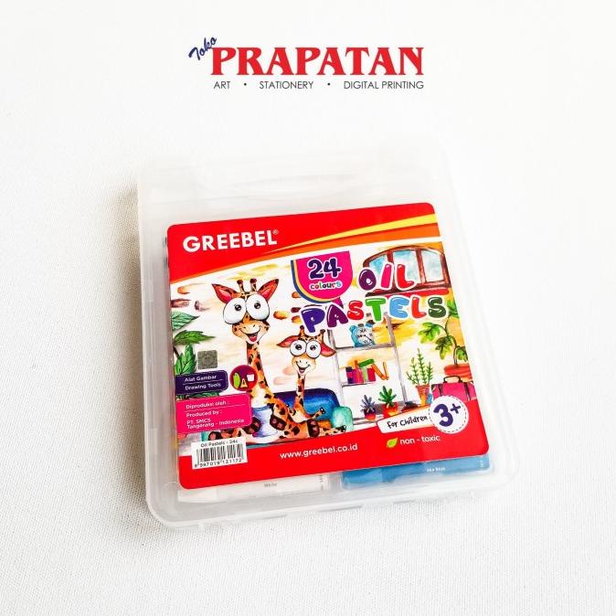 

Crayon Greebel Oil Pastel 24 Warna