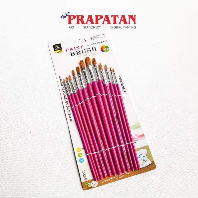 

Kuas Yipinxuan Flat Set - 12