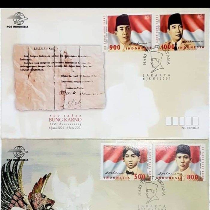 

Bestseller Prangko Indonesia Shp 100 Tahun Bung Karno 2001 Set Komplit (20.6.1)