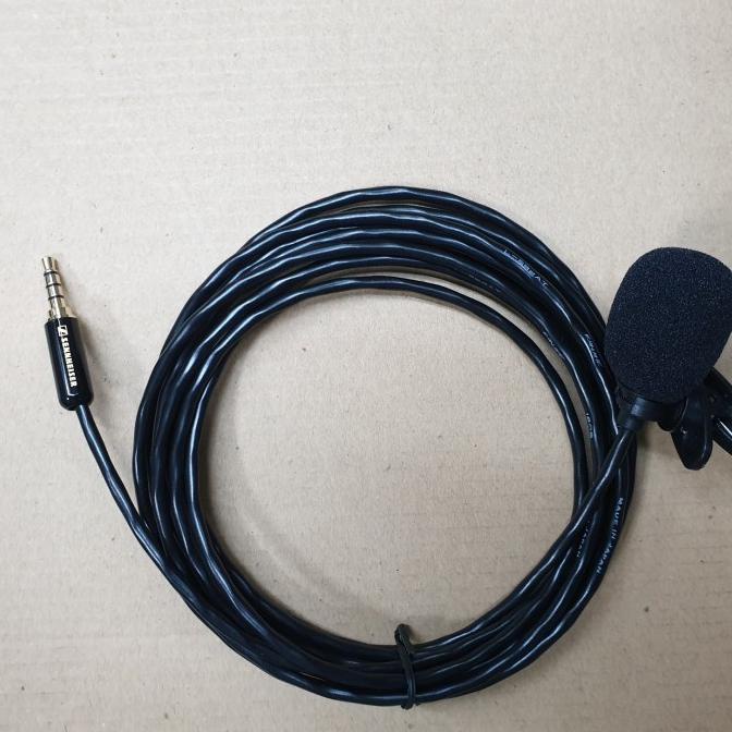 kabel mic clip on input ke HP panjang 5 meter