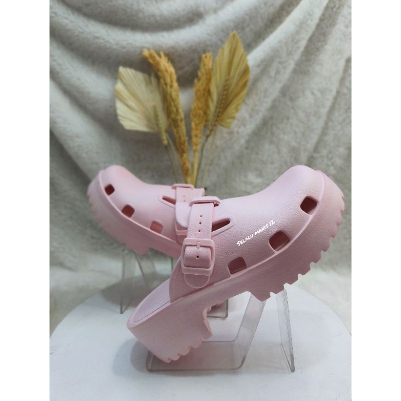 Sandal Hema Wanita Platform Eva Korean Jelly Wedges style 9331W size 36-40