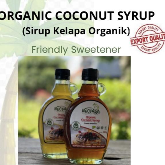 

Organic Coconut Sugar Syrup Gula Kelapa Cair Organik Nectara 320 Gram