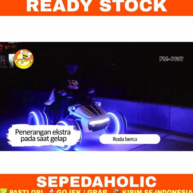Mobil Mobilan Aki Anak Pacific Pm 7607 Atv Mainan Remote Control