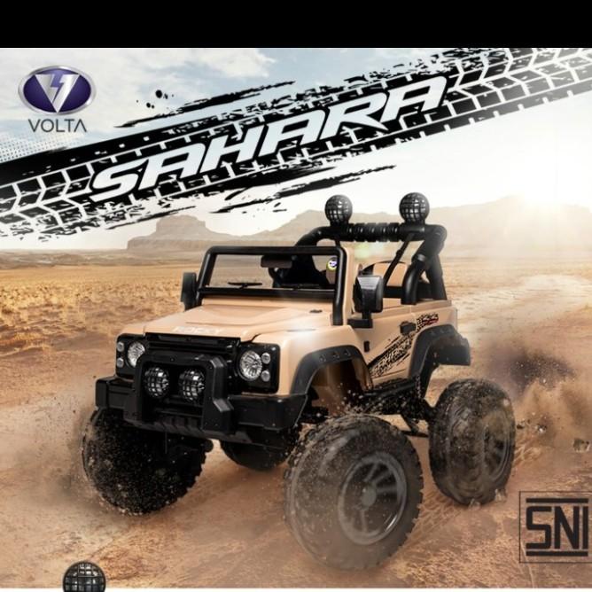 Volta 5008 Jeep Rocky Monster Sahara Mobil Aki Mainan Anak