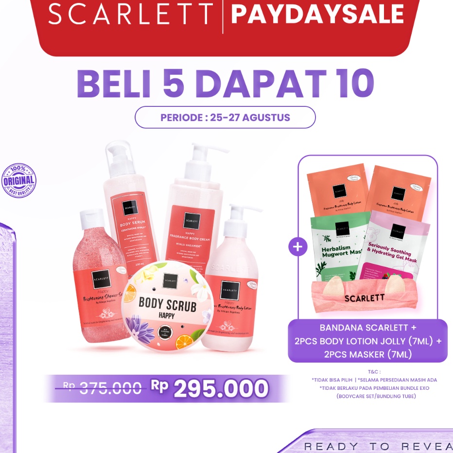 ➦✫✢ Scarlett Whitening Happy Series