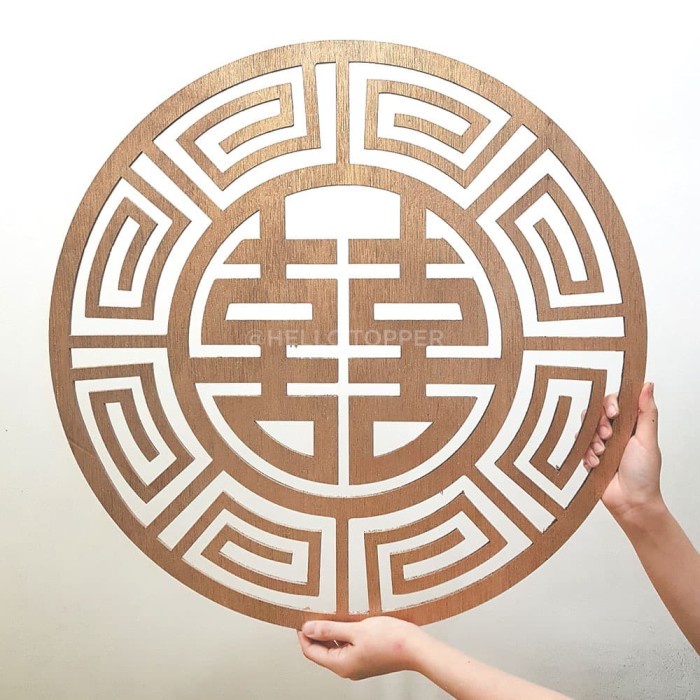 Shuang Xi Kayu / Hiasan Sangjit Kayu / Backdrop Sangjit / Shuang Xi Bestseller Backdrop