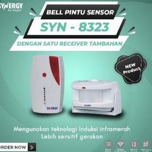 Bel Pintu / Door Bell Wireless Synergy Sensor Gerak Infrared Syn 8323 Bestseller Detector