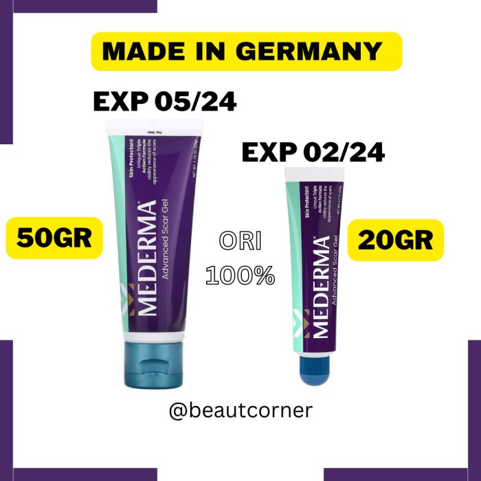 Mederma Advanced Scar Gel 20Gr & 50Gr Berkualitas