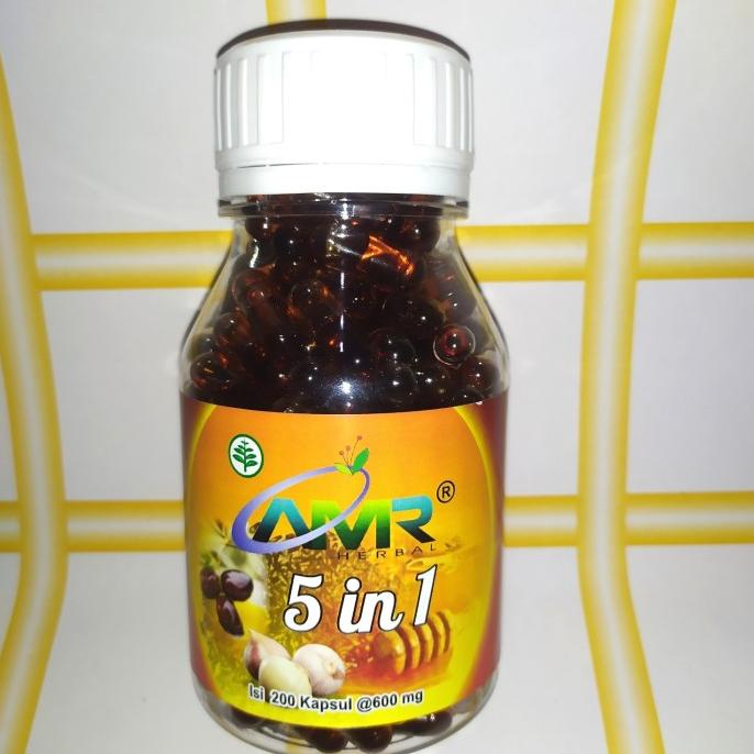 

paling diminati] AMR 5in1 (Minyak Habbat+Zaitun+Garlic+Propolis+Honey) 200kpsul