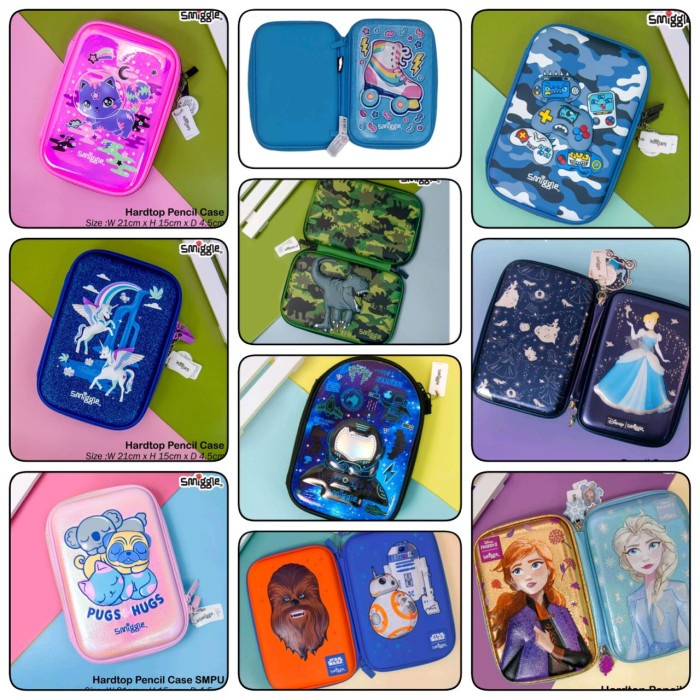 

Terlaris Smiggle Hard Pencil Case - Kotak Pensil Smiggle