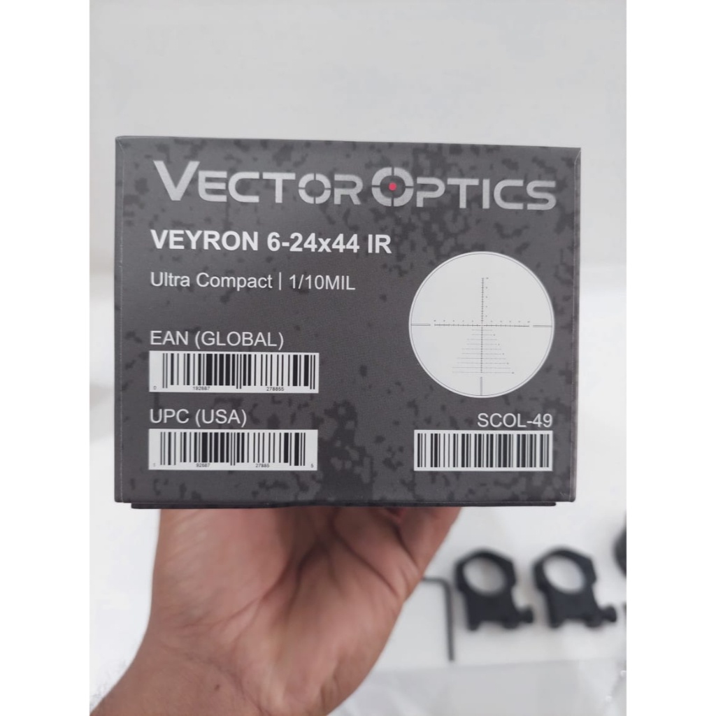 Teleskop Vector Veyron 6-24X44 Ir Sfp Titik Tengah Nyala Terbaru