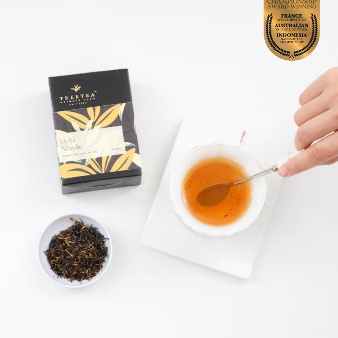 

Tree Tea Gold Needle Black Tea Loose Leaf Teh Hitam Lokal