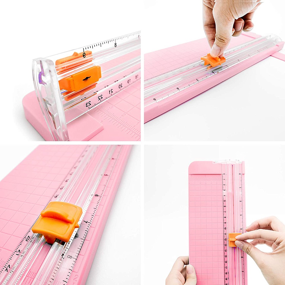 

gk Alat Pemotong Kertas Portabel Paper Cutter Trimmer alat potong kertas A4 Scrapbooking Cutting