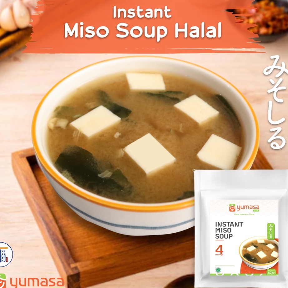 

←✻ YUMASA Japanese Miso Soup Instant | Sup Miso Jepang Halal 50gr Terkini