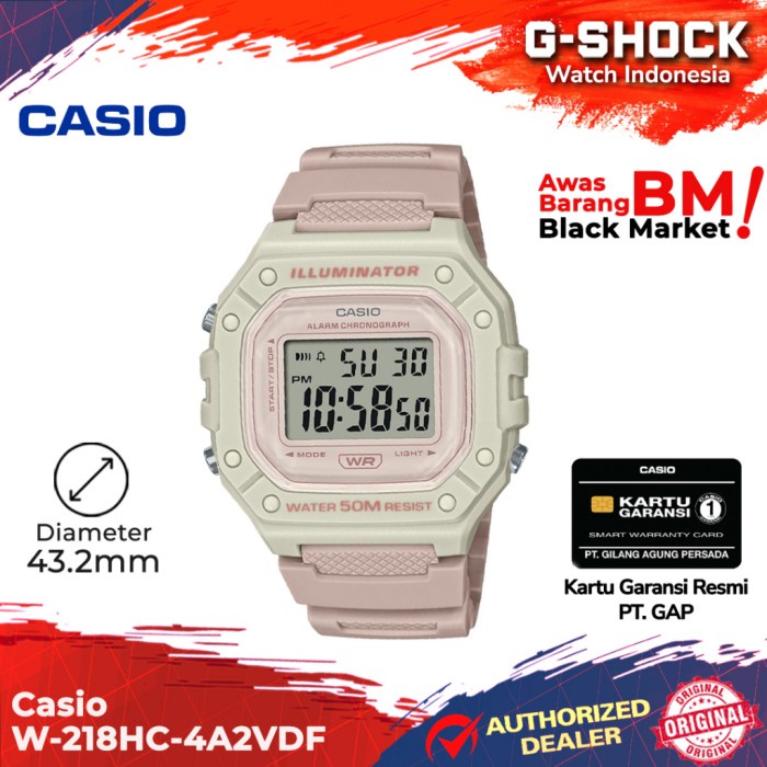 Terbaru Casio General W-218Hc-4A2Vdf W-218Hc W-218 W218Hc W 218Hc