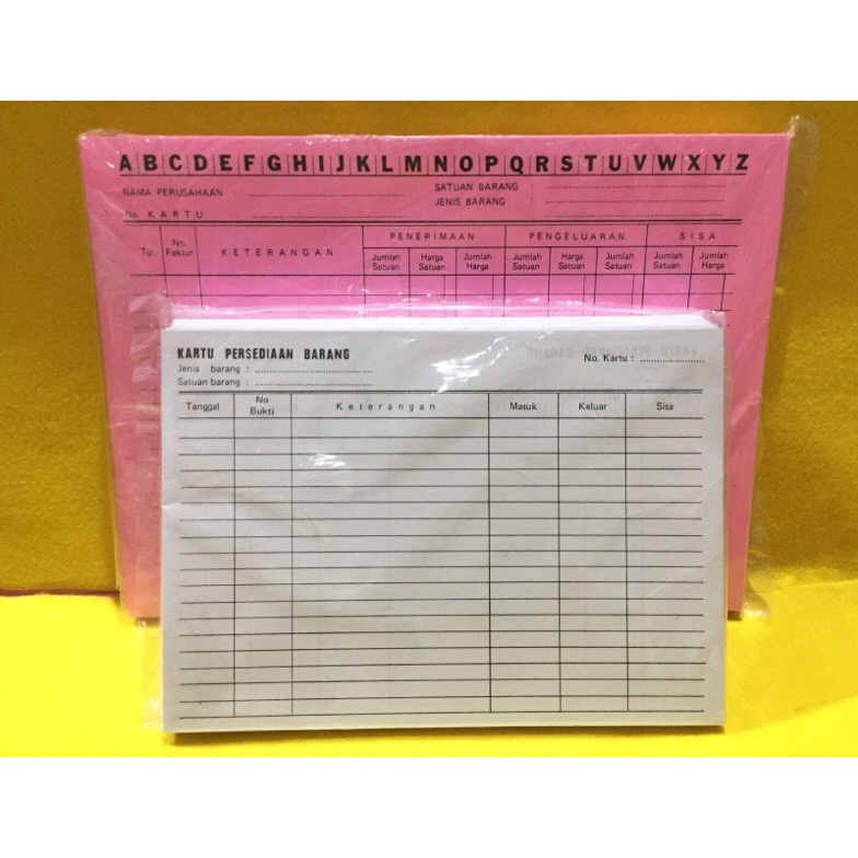 

[ART. R83E] KARTU STOK / KARTU PERSEDIAAN BARANG (100 lembar)