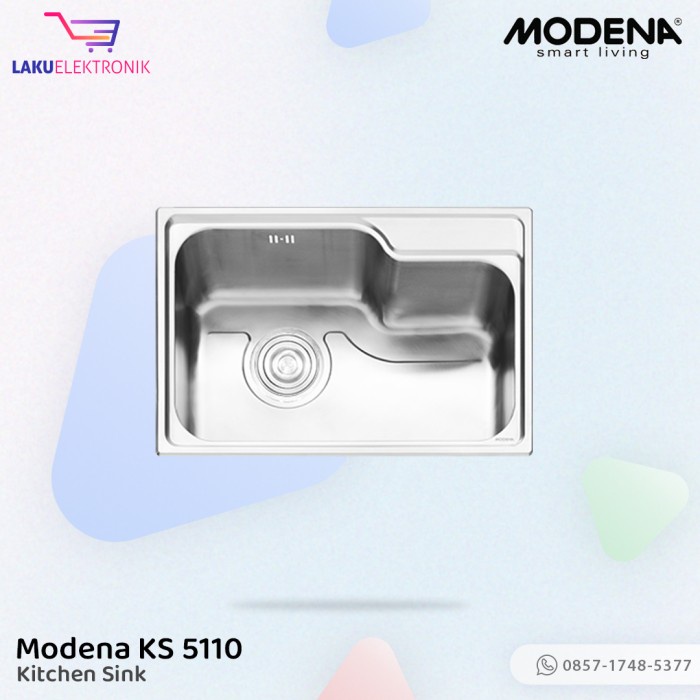 Tempat Bak Cuci Piring Kitchen Sink Stainless Modena KS 5110