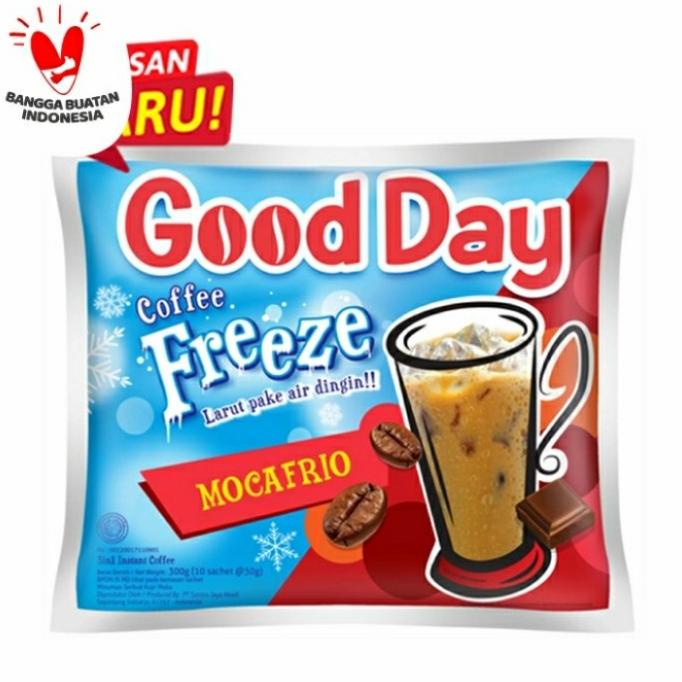 

*:*:*:*:*] GOOD DAY FREEZE Mocafrio isi 10 sachet x 30gr