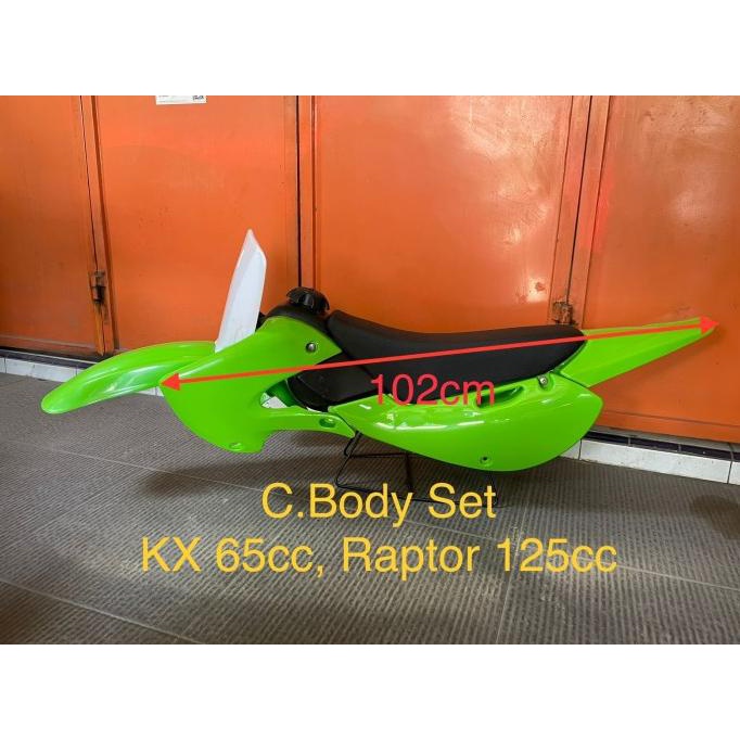 Cover Body Kit Plastik Minimoto Raptor 125Cc - Kawasaki Kx 65Cc Set Original