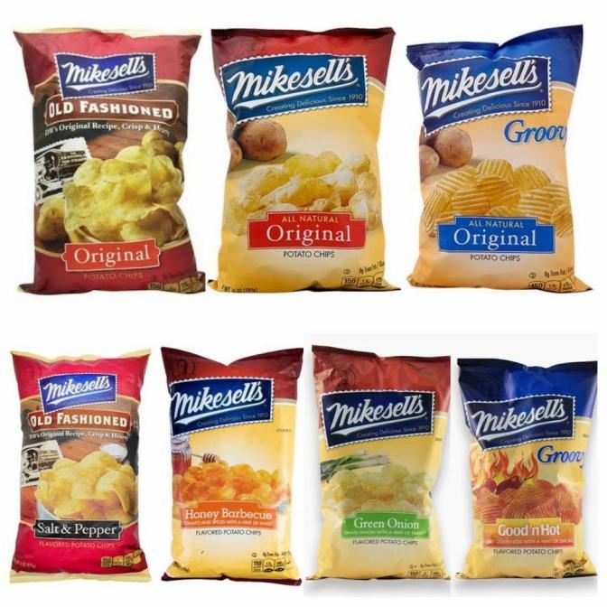 

`````````] Mikesells Potato Chips 170gr all varian