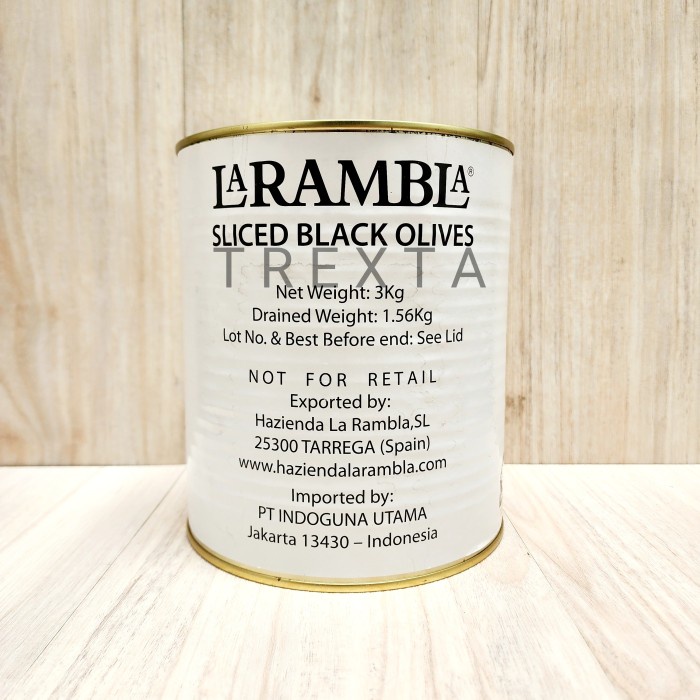 

Bettifer Sliced Black Olives La Rambla 3 Kg