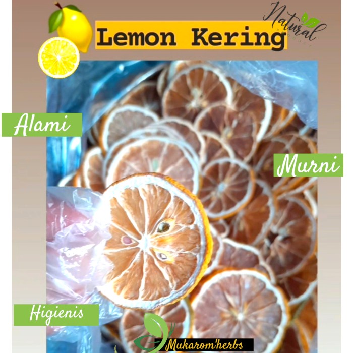 

Bettifer Lemon Kering 1Kg/Sun Dried Lemon Slice