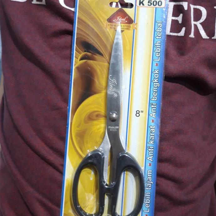

,,,,,,,] GUNTING IDEAL K-500 STAINLESS STEEL 8" TERMURAH