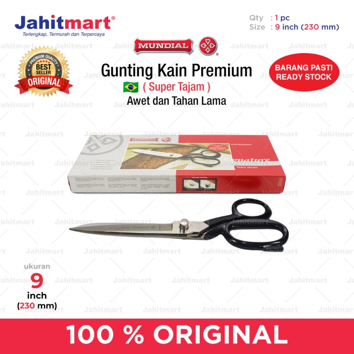 

Bestseller Gunting "Mundial" Sr 9" Black Handle