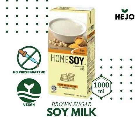 

Ready stock] Soy Milk With Brown Sugar 1 Liter - HOMESOY Susu Soya