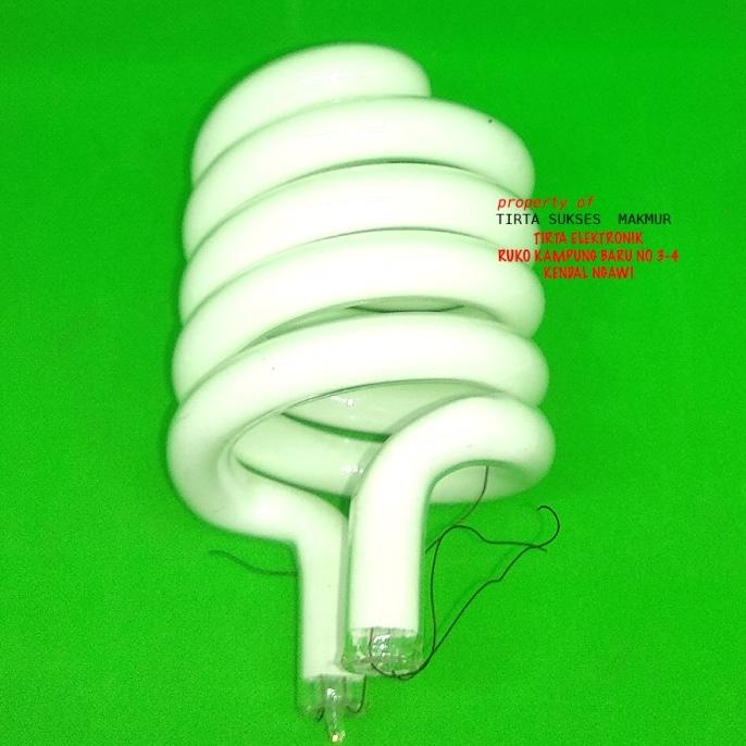 ] kaca lampu 23w spiral triband