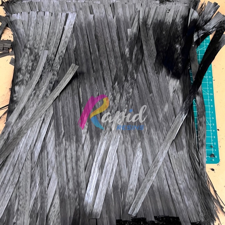 Murah.. Serat Karbon Carbon Non Kevlar Fiber 12K Benang Chopped Cincang Forged Tow