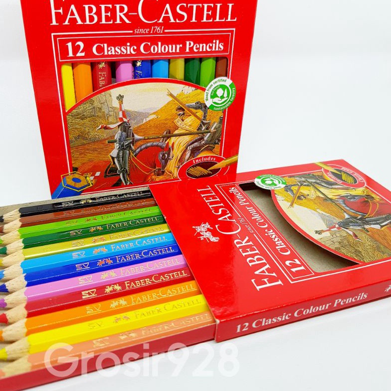 

[RNI59] Faber Castell 12 Classic Colour Pencil / Pensil Warna PENDEK 7463