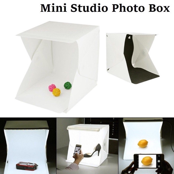 Menarik.. Mini Photo Studio Termasuk Lampu LED Light Box Mini Foto Studio Kecil Small Studio Poto mi