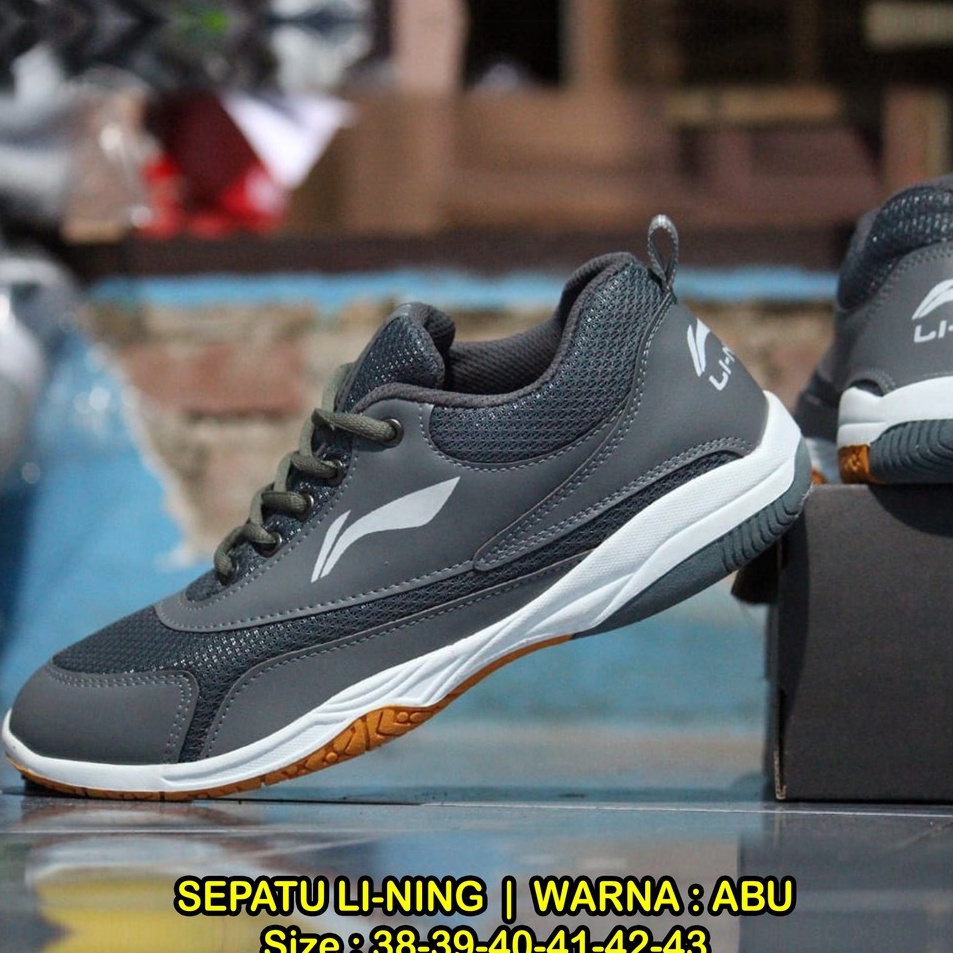 GBPT6796  SEPATU PRIA BADMINTON LINING SEPATU OLAHRAGA LARI SENAM SNEAKERS ORIGINAL
