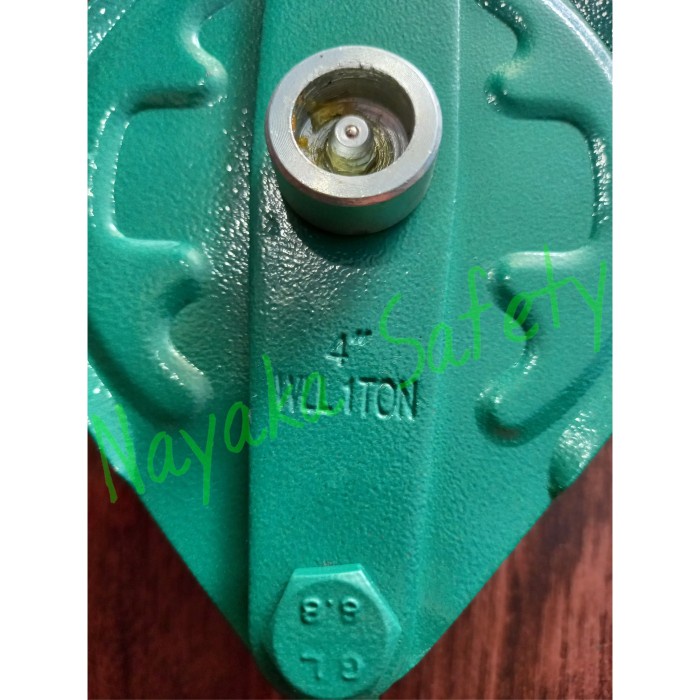 Pulley Block Single Sheave With Hook 4" 1 Ton / Snatch Block 4" Roha