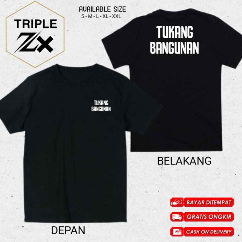 KAOS PROFESI TUKANG BANGUNAN