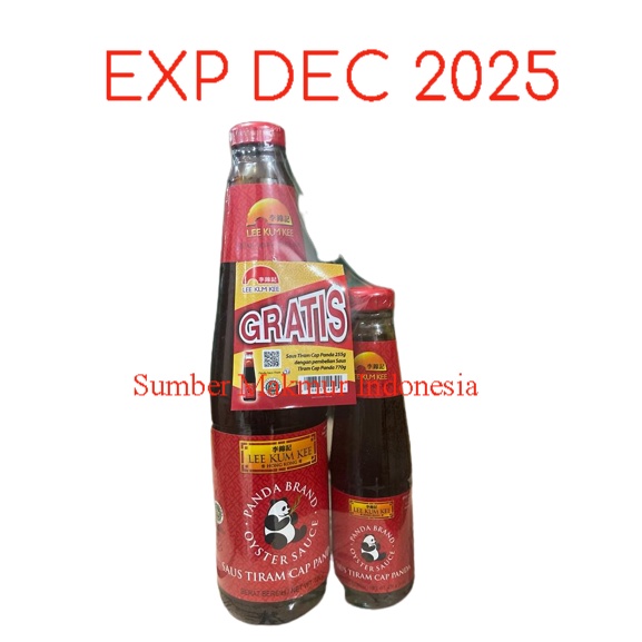 

! Lee Kum Kee Saus Tiram Panda Oyster Sauce 770 Gr + 255 Gr Banded