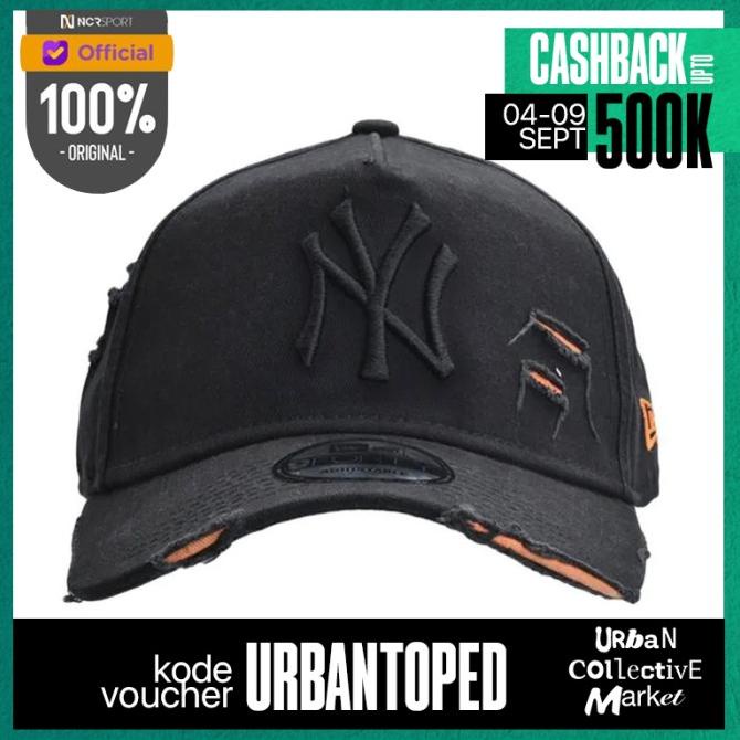 AKSESORIS CASUAL NEW ERA ORIGINAL 940 AF NY YANKEE COTTON DAMAGE CAP
