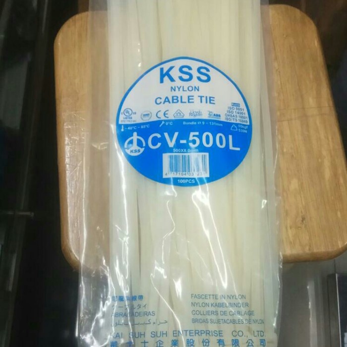 

Bestseller Kabel Ties Kss Cv-500L Cable Ties 50 Cm X 8Mm Per Pack 100Pcs