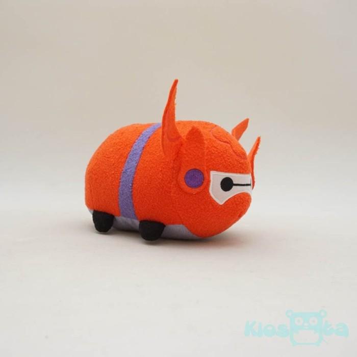 Boneka Tsum Tsum Baymax Merah Kostum Battle Suit Large New