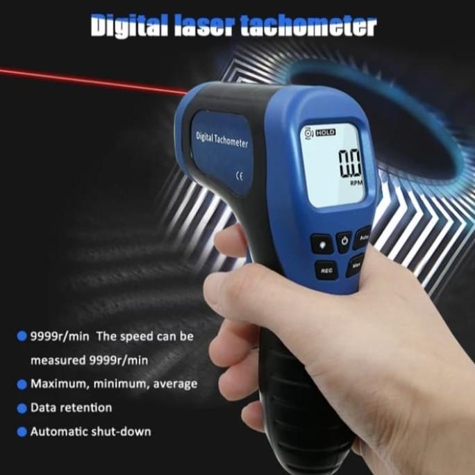 ALAT UKUR DIGITAL TACHOMETER LASER SPEED TESTER