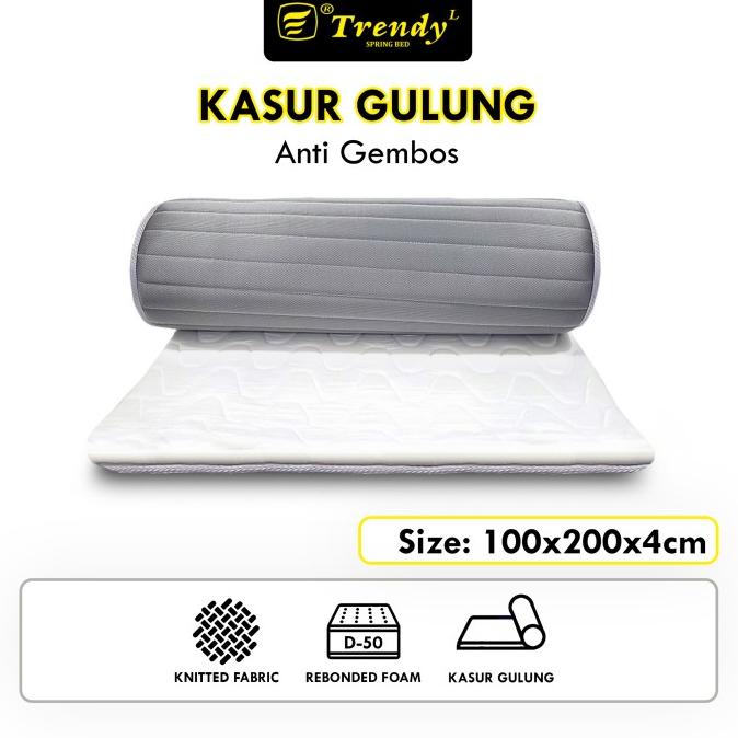 Trendy Kasur Gulung 100x200 - Kasur Matras Lantai / Lesehan / Alas